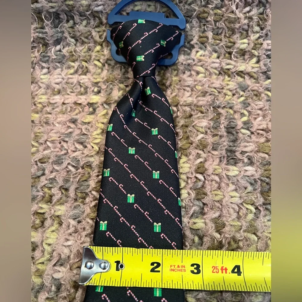 NWT, Wembley & Chaps Washable Christmas clip-on Necktie Neck Ties, Boys.